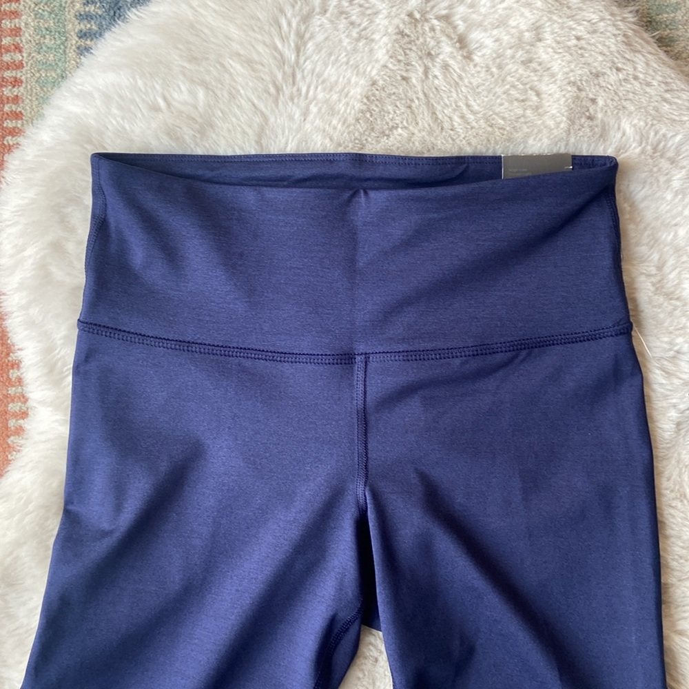 Old Navy active legging colorblock blue pink compression sculpting active pant M - Picture 7 of 16